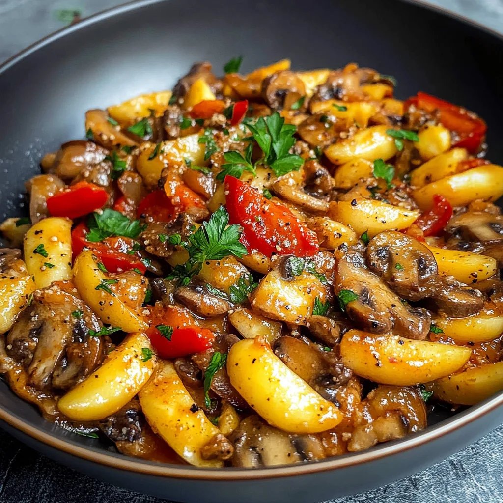 Schupfnudel Hackpfanne mit Champignons und Paprika: Ein Unglaubliches Ultimatives Rezept