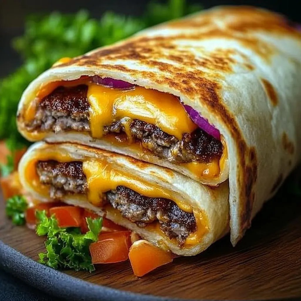 Cheeseburger Wraps: Ein Unglaubliches Ultimatives Rezept für 4 Personen