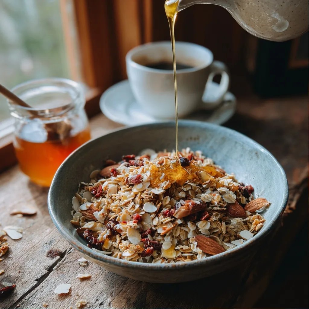Knuspermüsli Selbstgemacht Honig