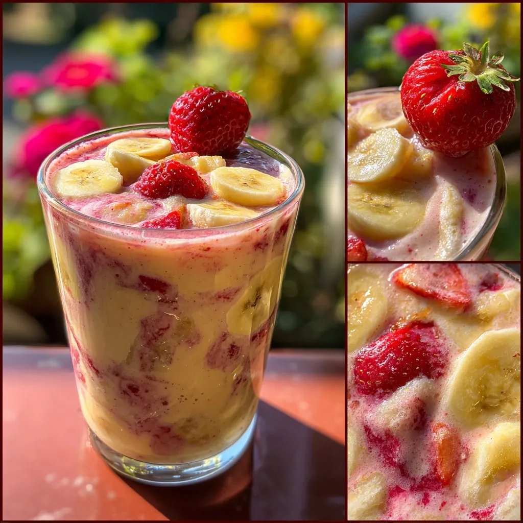 Smoothie Erdbeere Banane