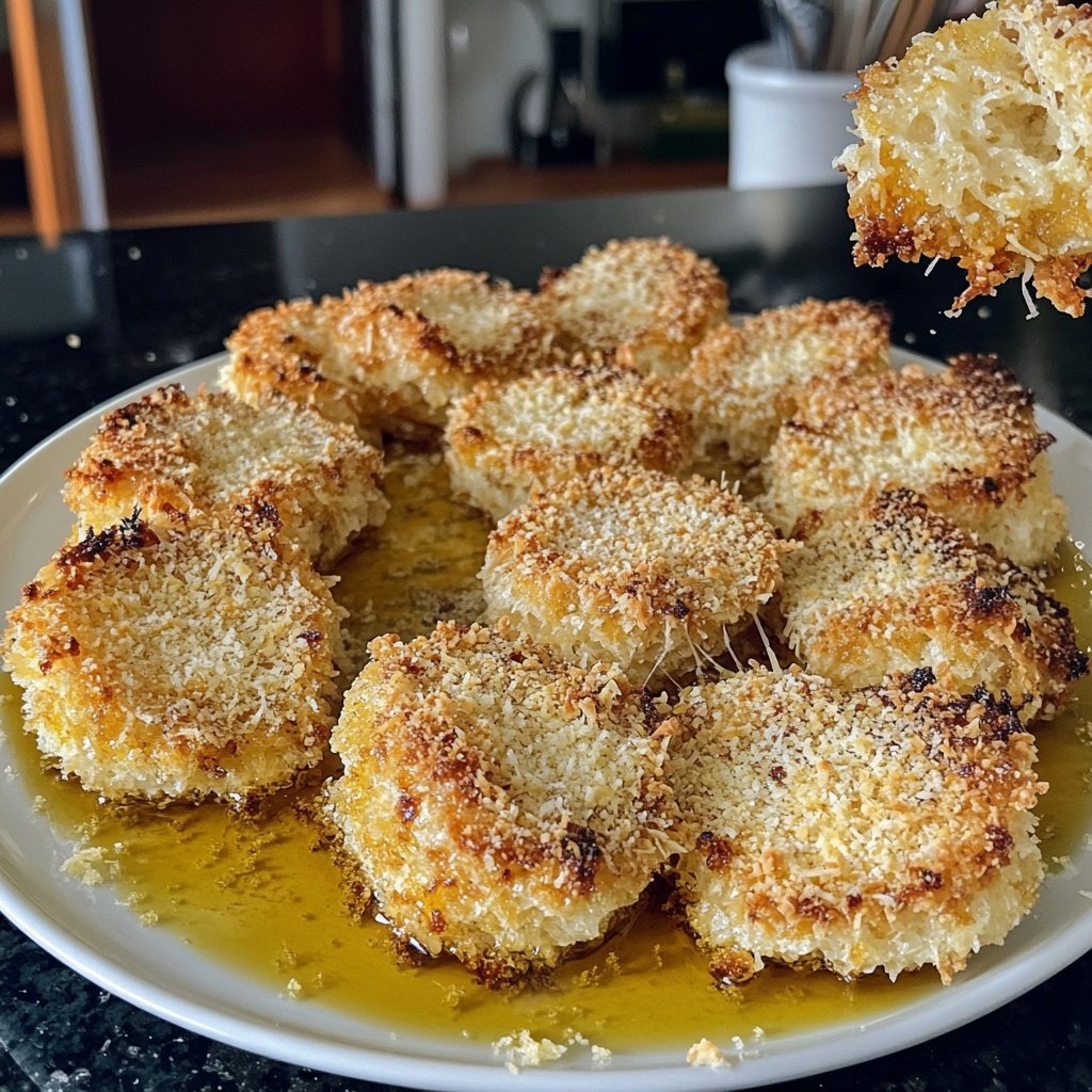 Knuspriger Rosenkohl mit Parmesan