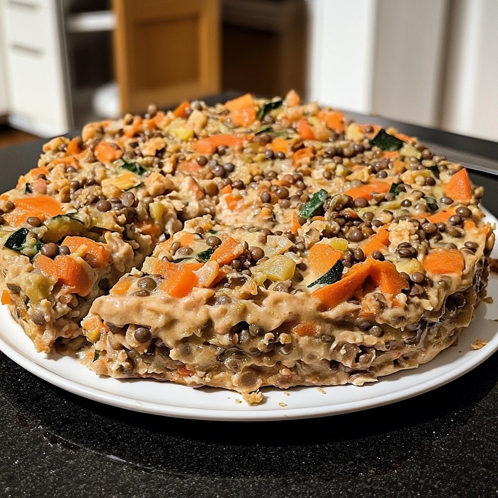 Linsen-Gemüse-Auflauf