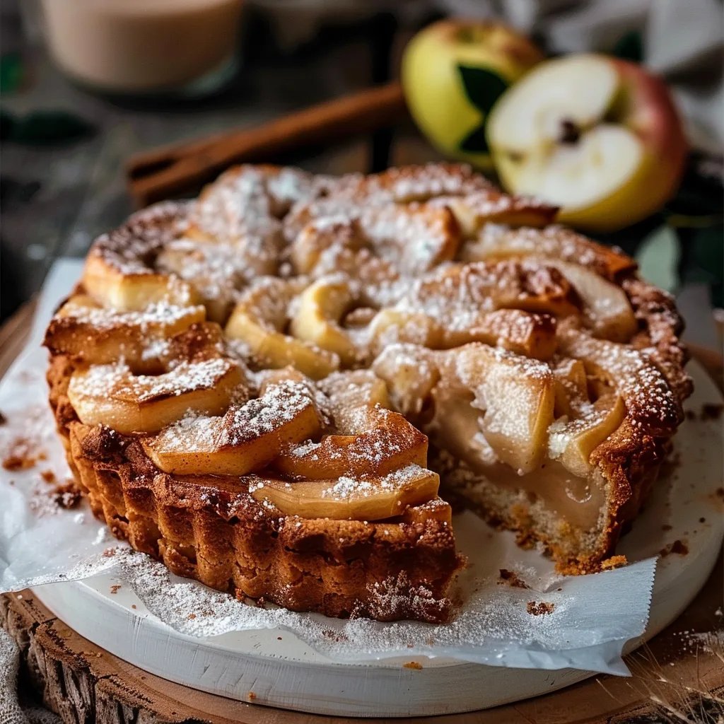 Saftiger Zimtschnecken Apfelkuchen