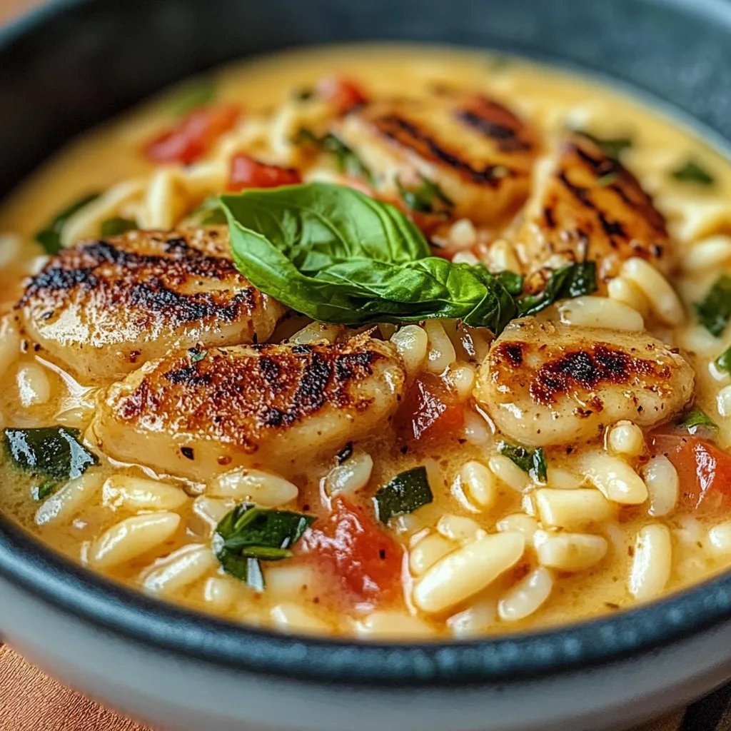 Cremige Orzo-Pfanne mit Hähnchen: Ein Unglaubliches Ultimatives Rezept