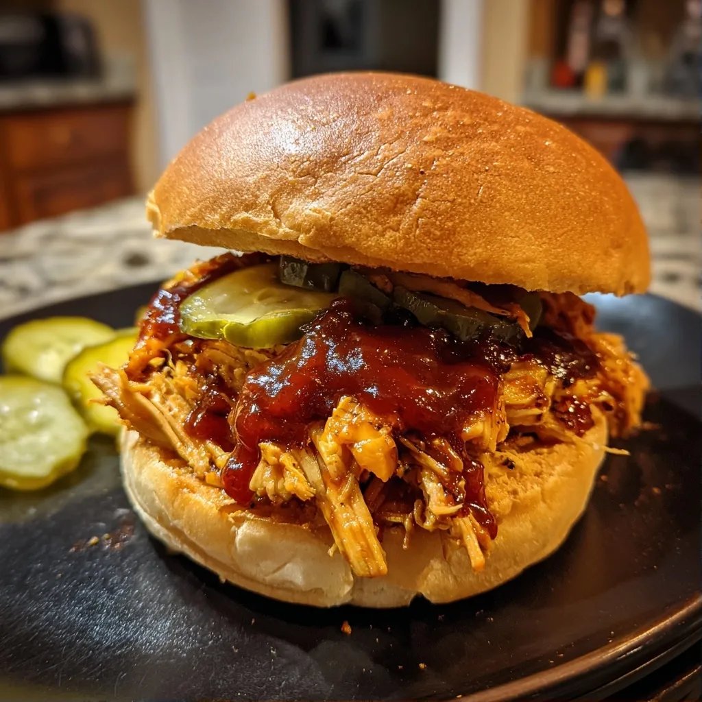 Pulled Chicken Burger