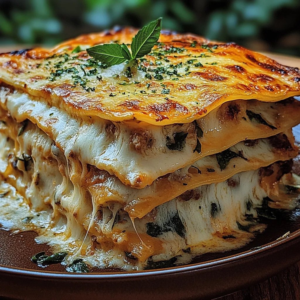 Cremige Spinat-Pilz-Lasagne: Ein Unglaubliches Ultimatives Rezept mit 5 Schichten