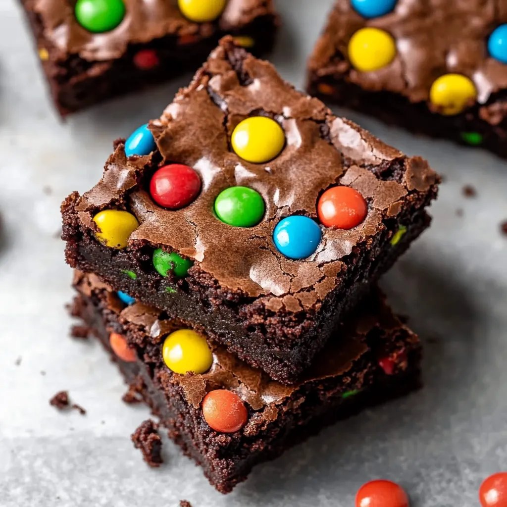 M&M-Brownies