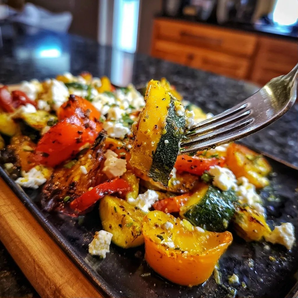 Mediterranes Ofengemüse Feta