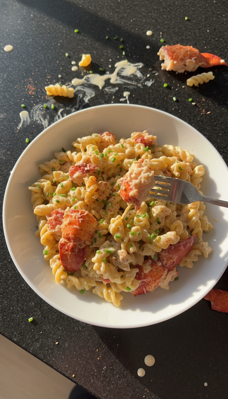 Dekonstruierter Hummer Pasta Salat​