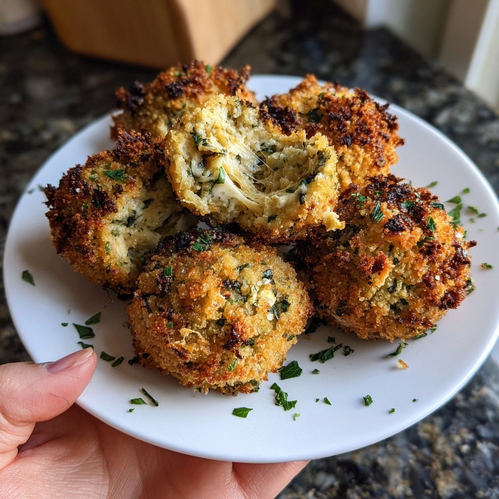 Gefüllte Pilze Panko Brotkrümel