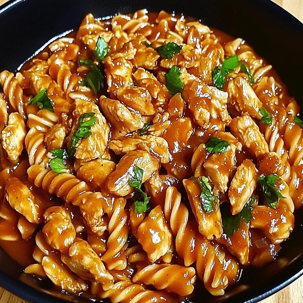 One-Pot Honey Garlic BBQ Chicken Pasta: Ein Unglaubliches Ultimatives Rezept