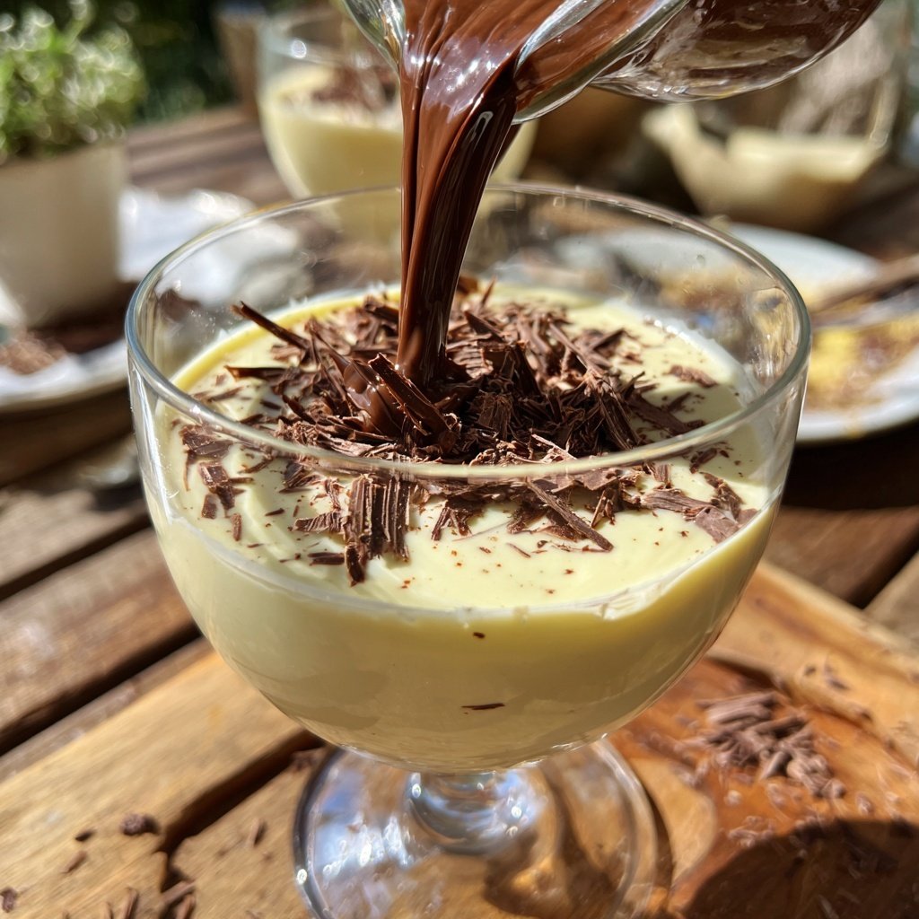 Eierpunsch mit weißer Schokolade