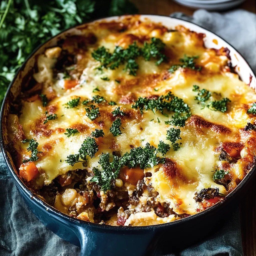 Linsen-Grünkohl-Moussaka