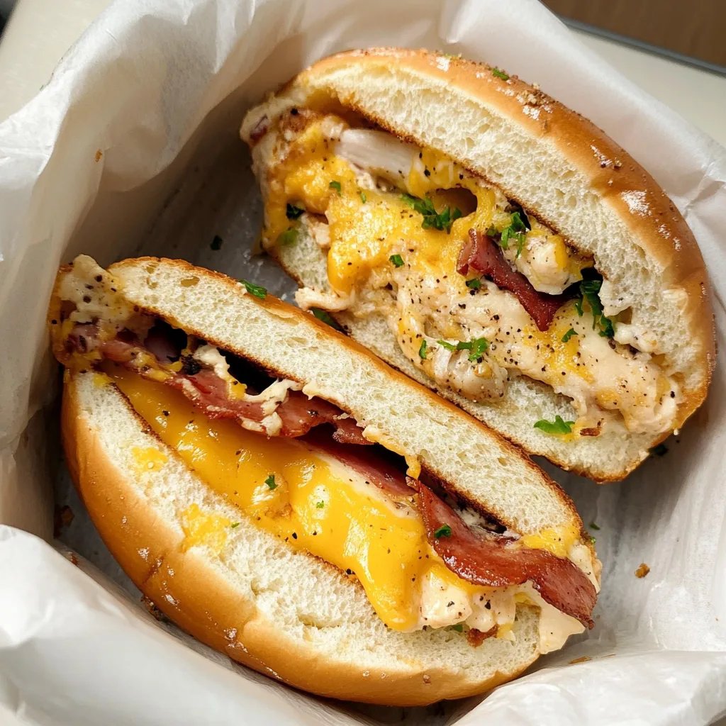 Frühstücks-Bagel-Sandwich: Ein Unglaubliches Ultimatives Rezept