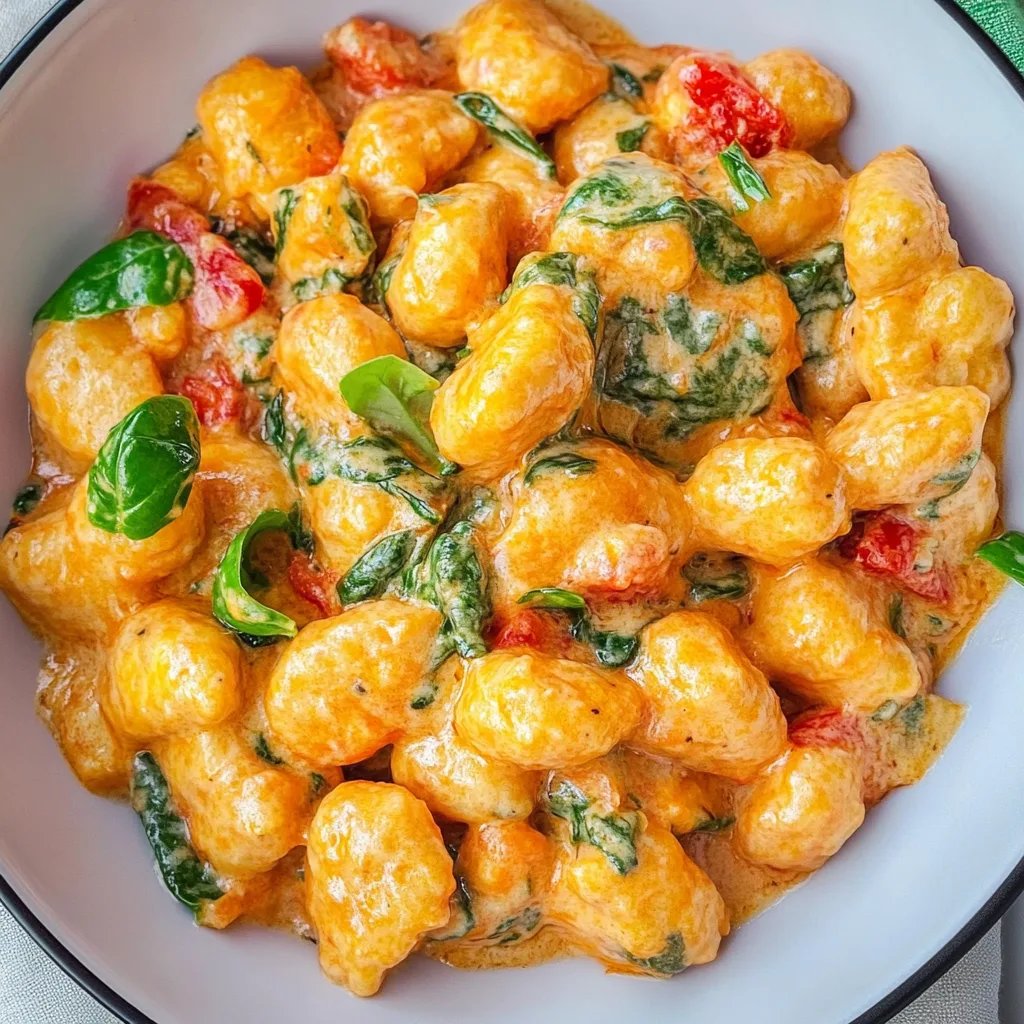 Schnelle Gnocchi-Pfanne mit Tomate und Spinat: Das Unglaubliche 5-Minuten-Rezept