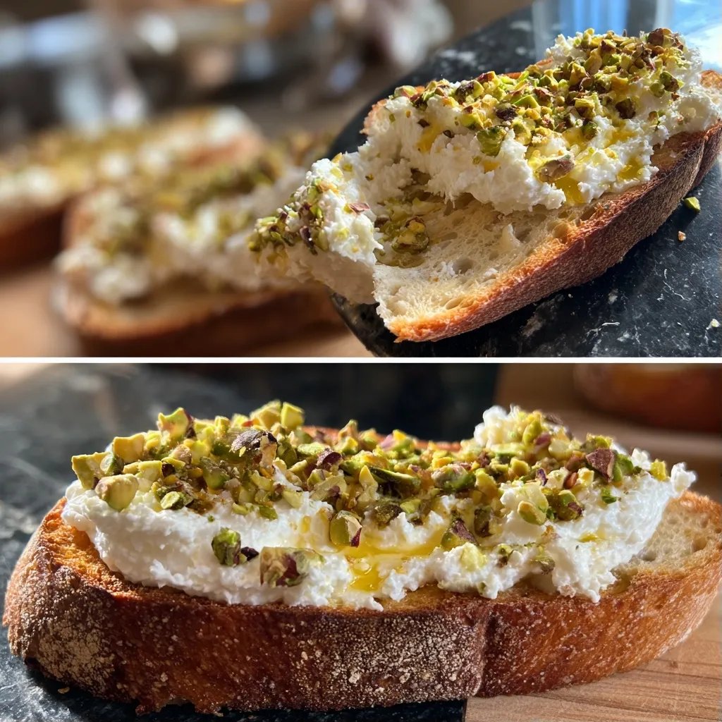 Ricotta Honig Toast