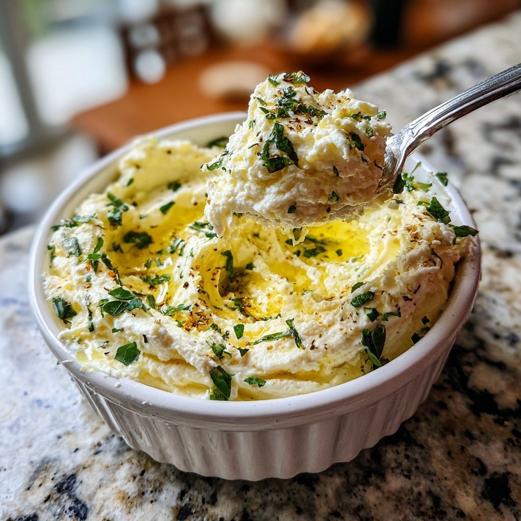 Geschlagene Ricotta Dip