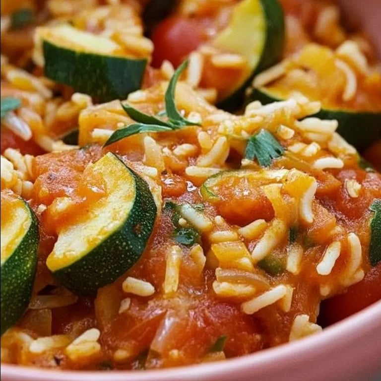 Zucchini-Tomaten-Reis: Ein Unglaublich Essenzielles Rezept für 4 Personen
