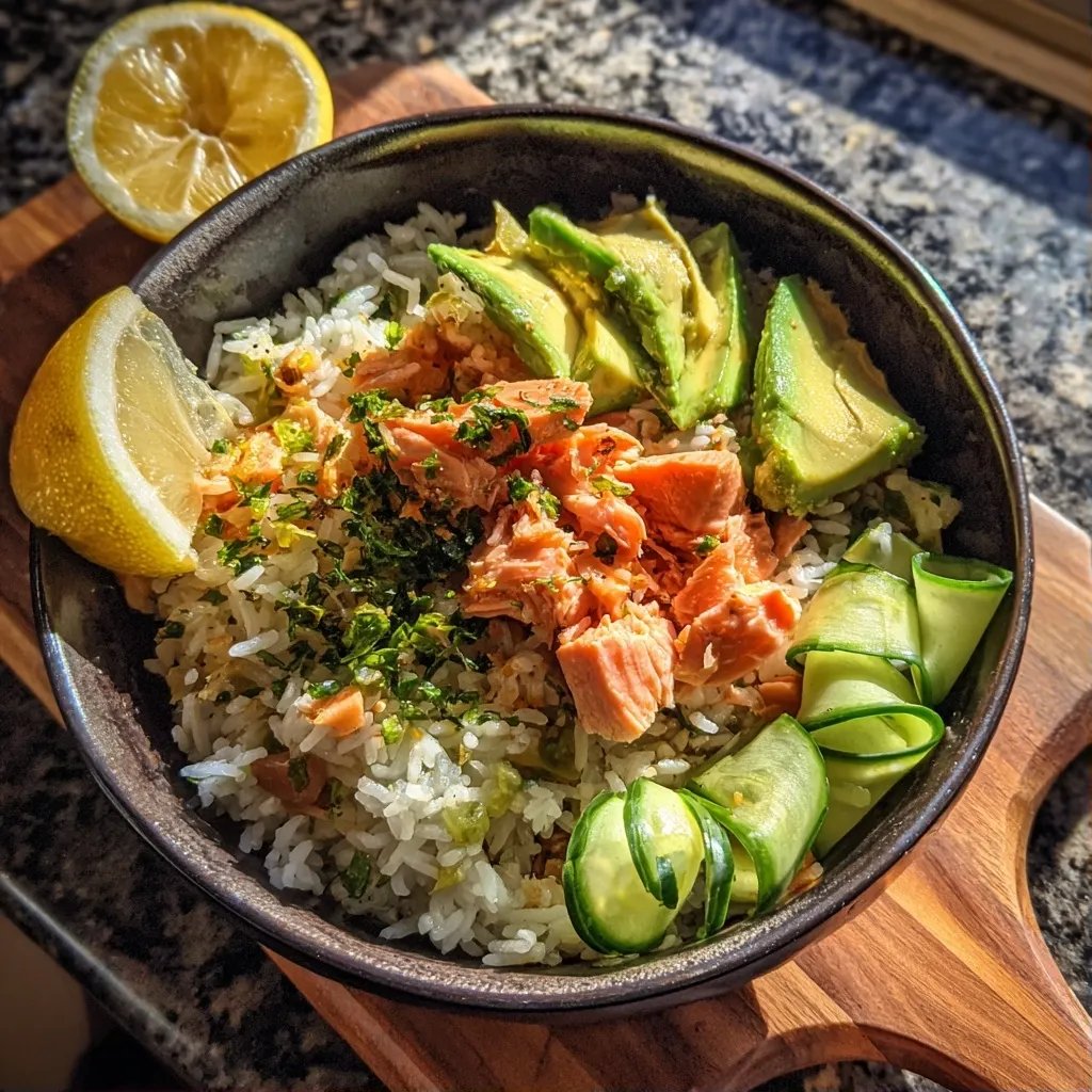 Lachs Reis Bowl Viral