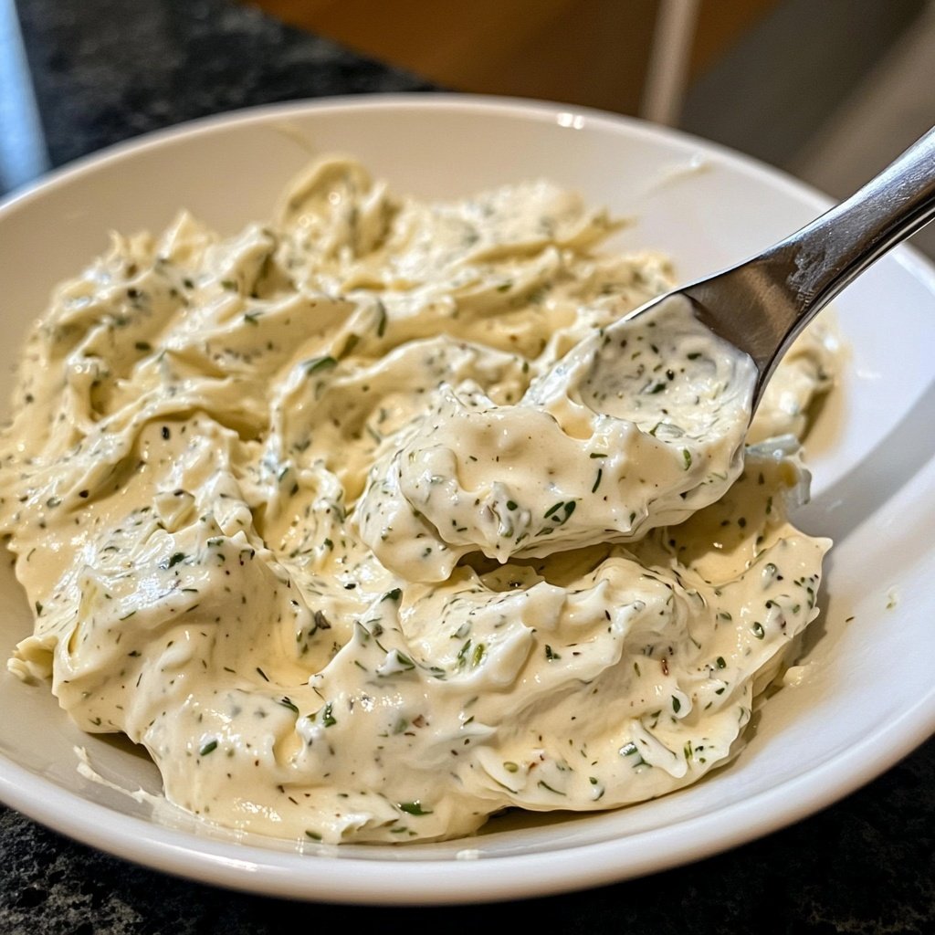 Knoblauch Kräuter Hausgemachte Mayonnaise