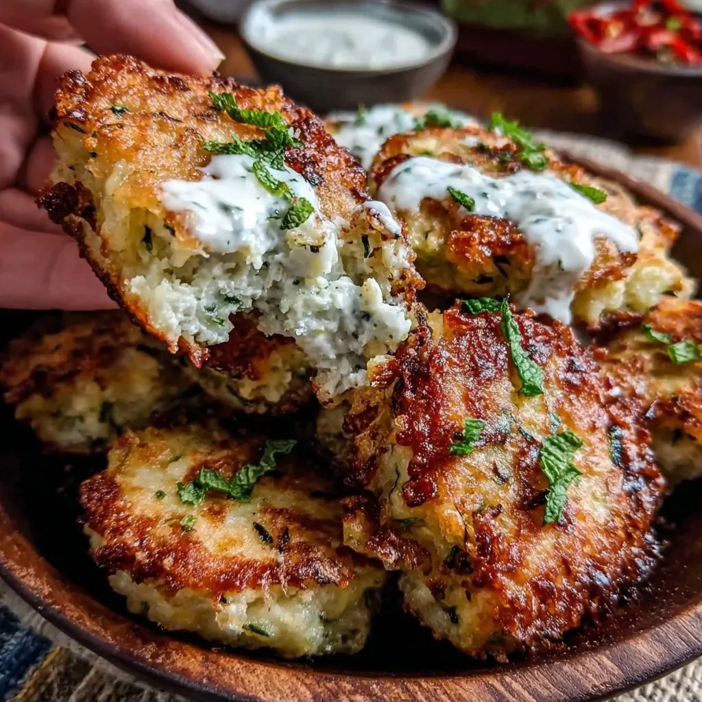 Zucchini Feta Puffer