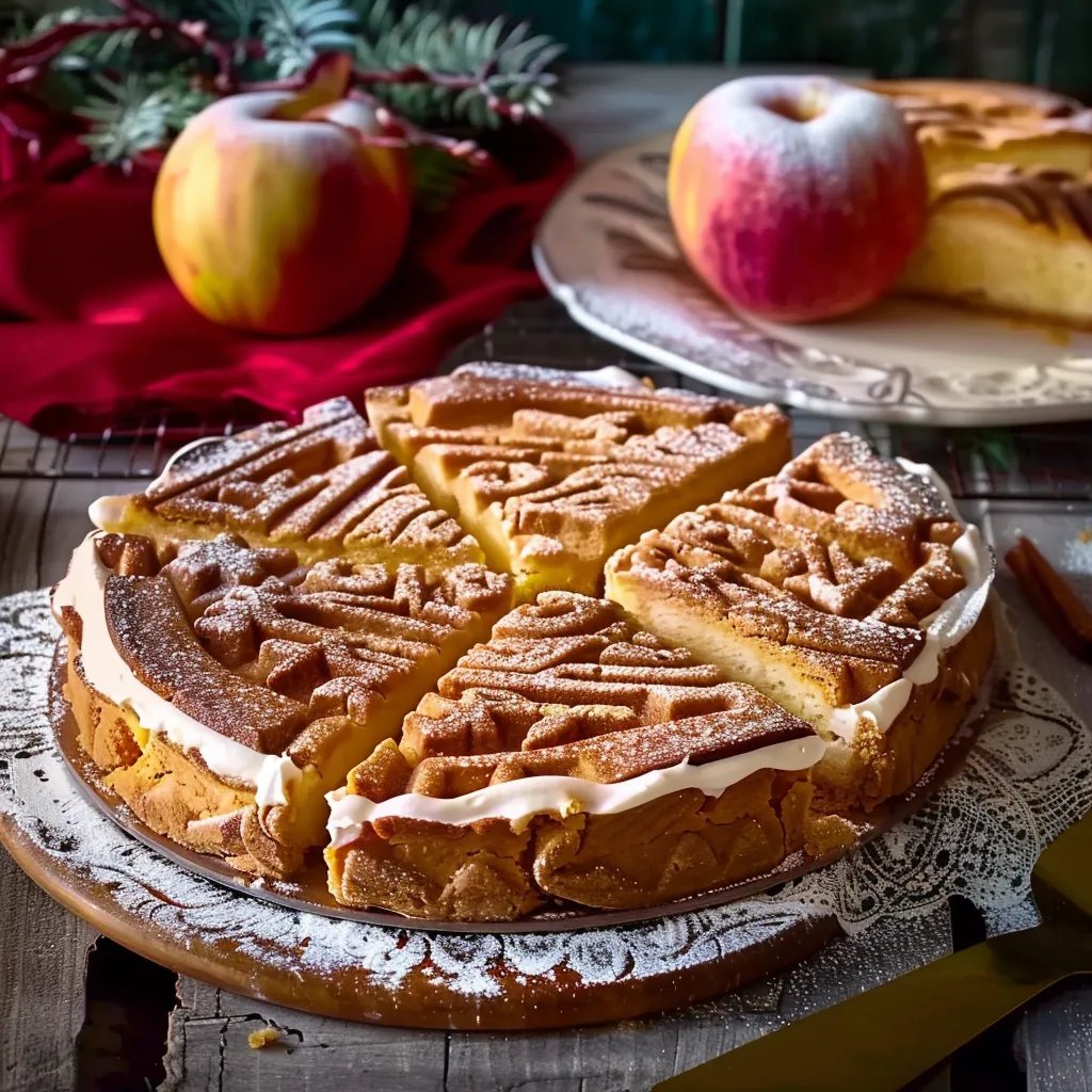 Spekulatius-Apfelkuchen vom Blech