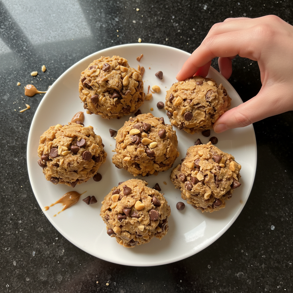 No Bake Reese’s Keksteig Bites