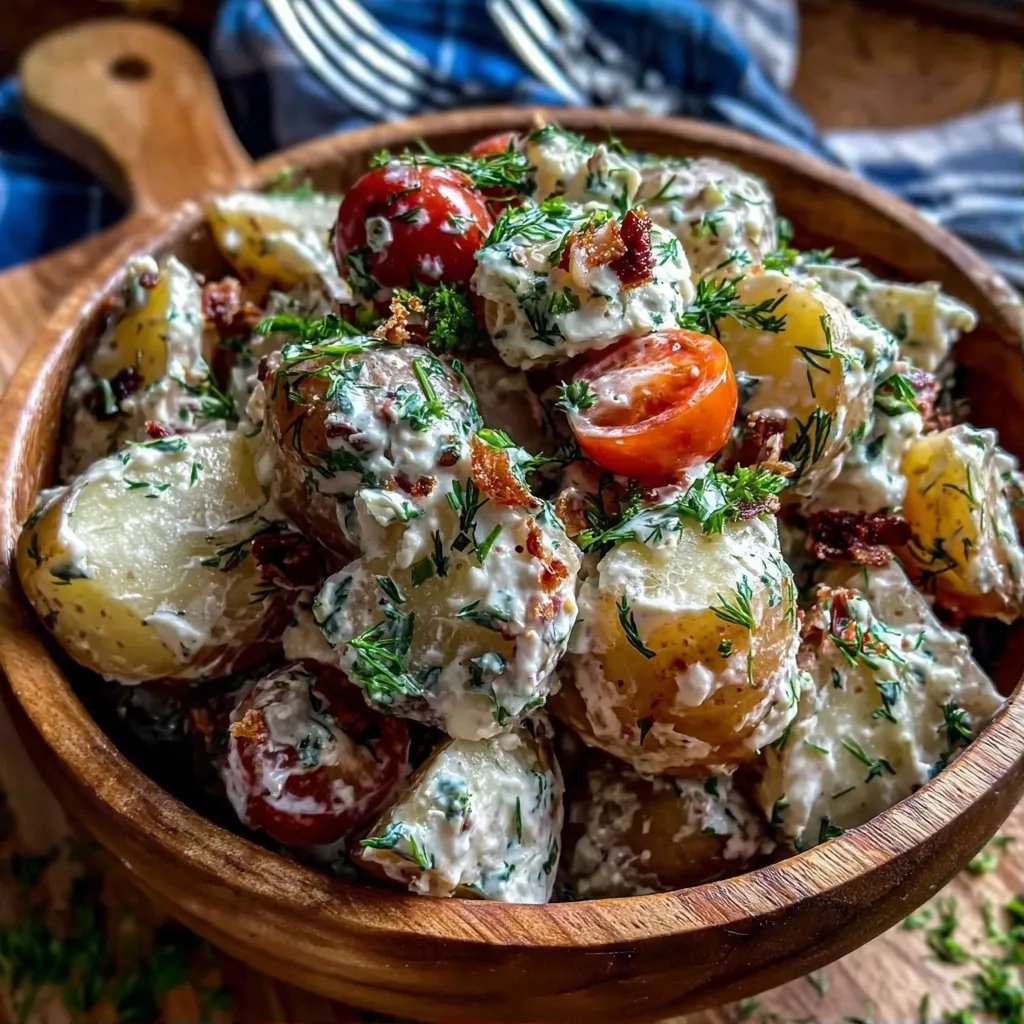 Kartoffelsalat mit Dill