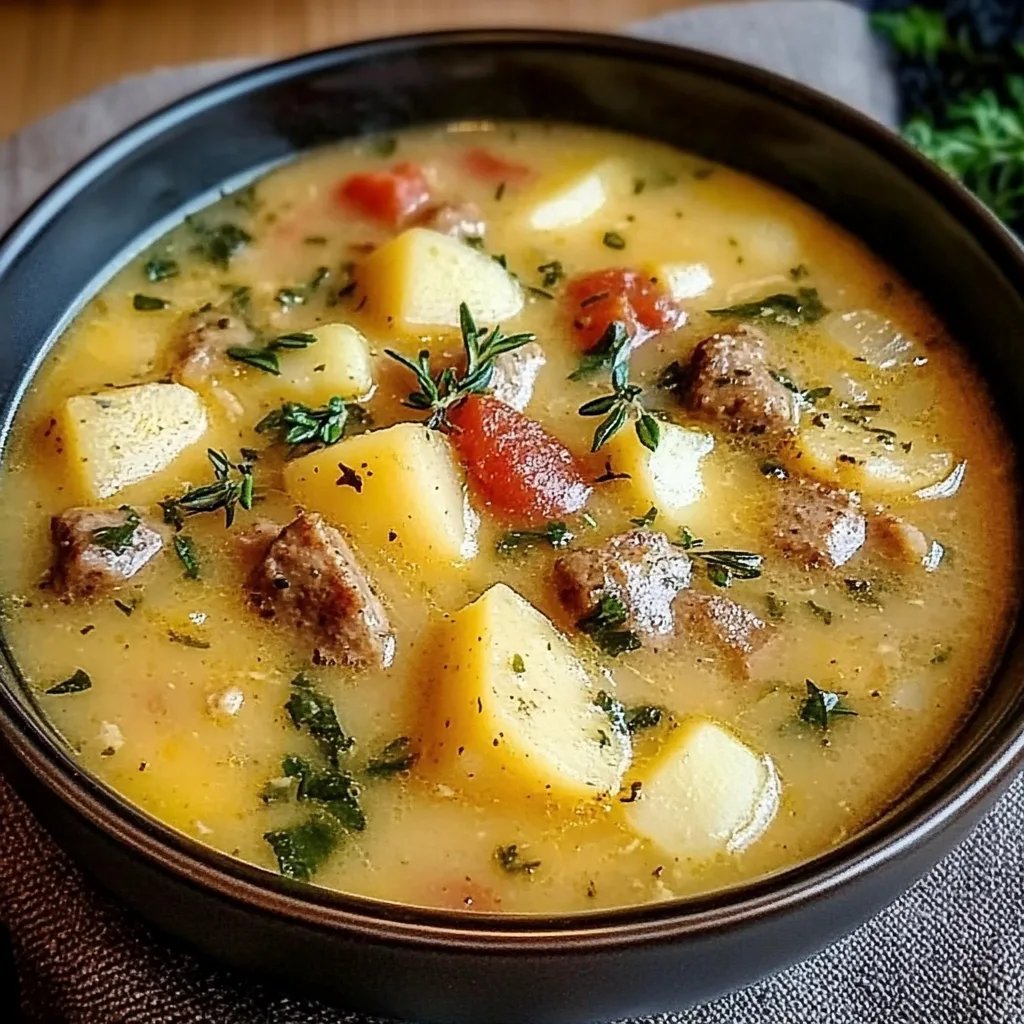Deftige Kartoffelsuppe mit knackigen Würstchen: Ein Unglaubliches Ultimatives Rezept