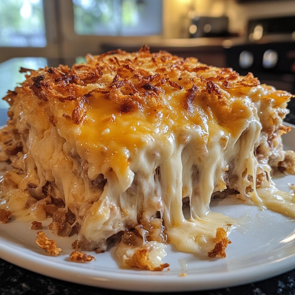 Kasespatzle Gratin Mit Rostzwiebeln