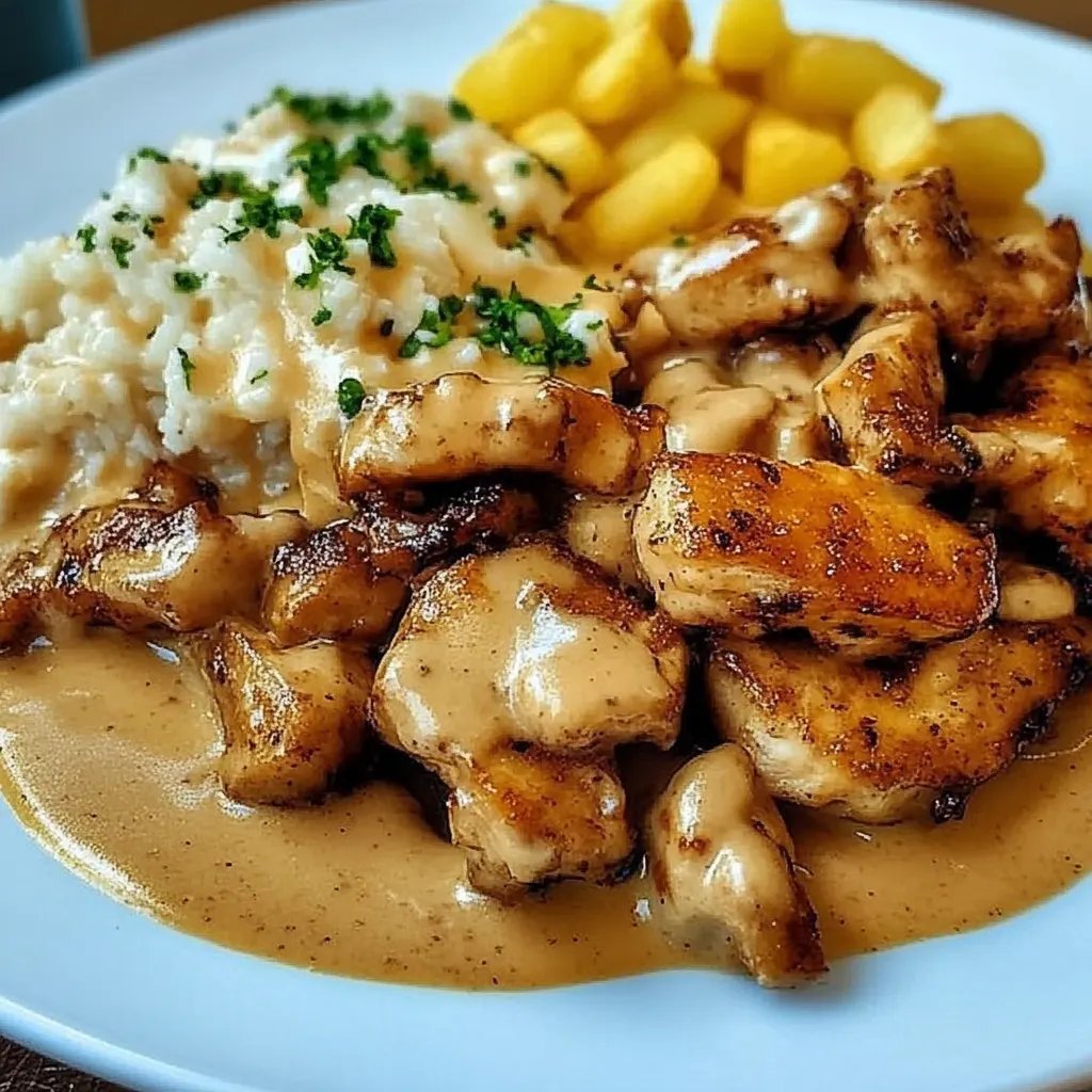 Einfaches Hähnchen Gyros in cremiger Schmand Soße: Ein Unglaubliches Ultimatives Rezept