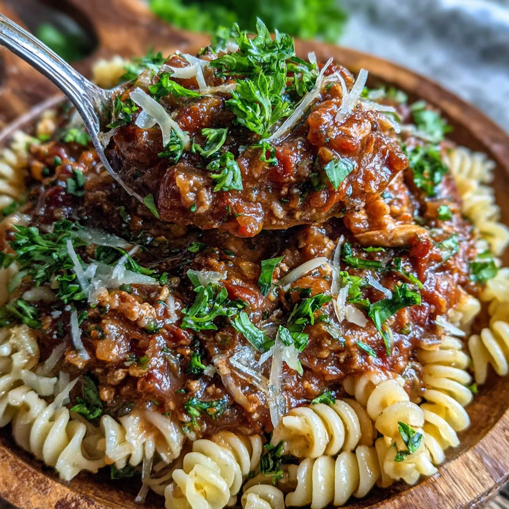 Herzhafter Puten-Bolognese