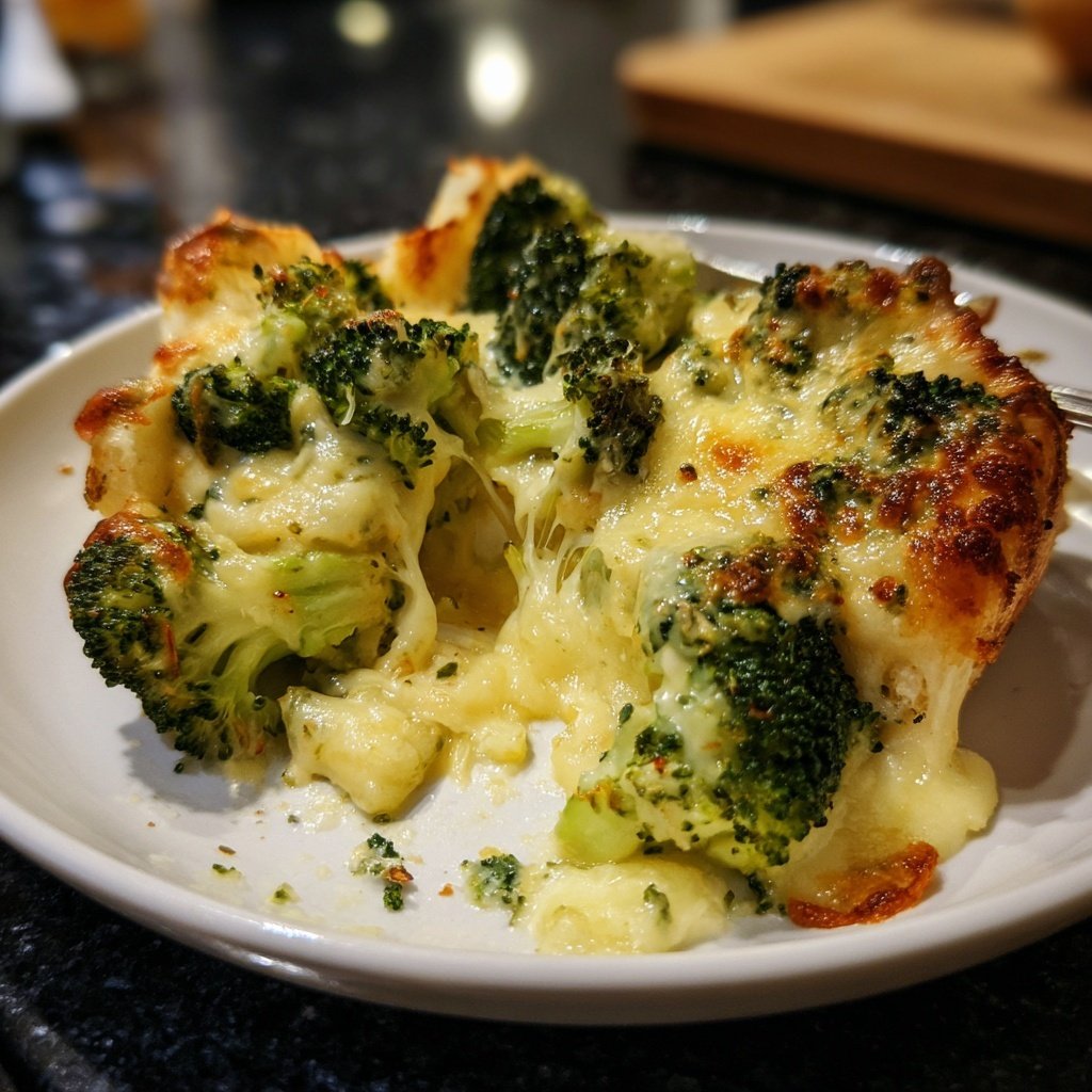 Raclette mit Brokkoli und Käsesoße