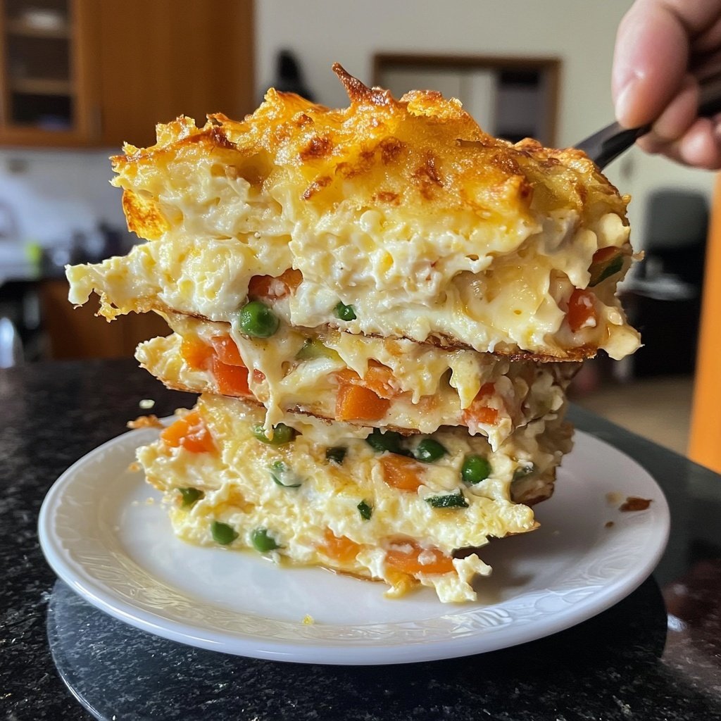 Machen Sie voran Frühstück Ei Auflauf