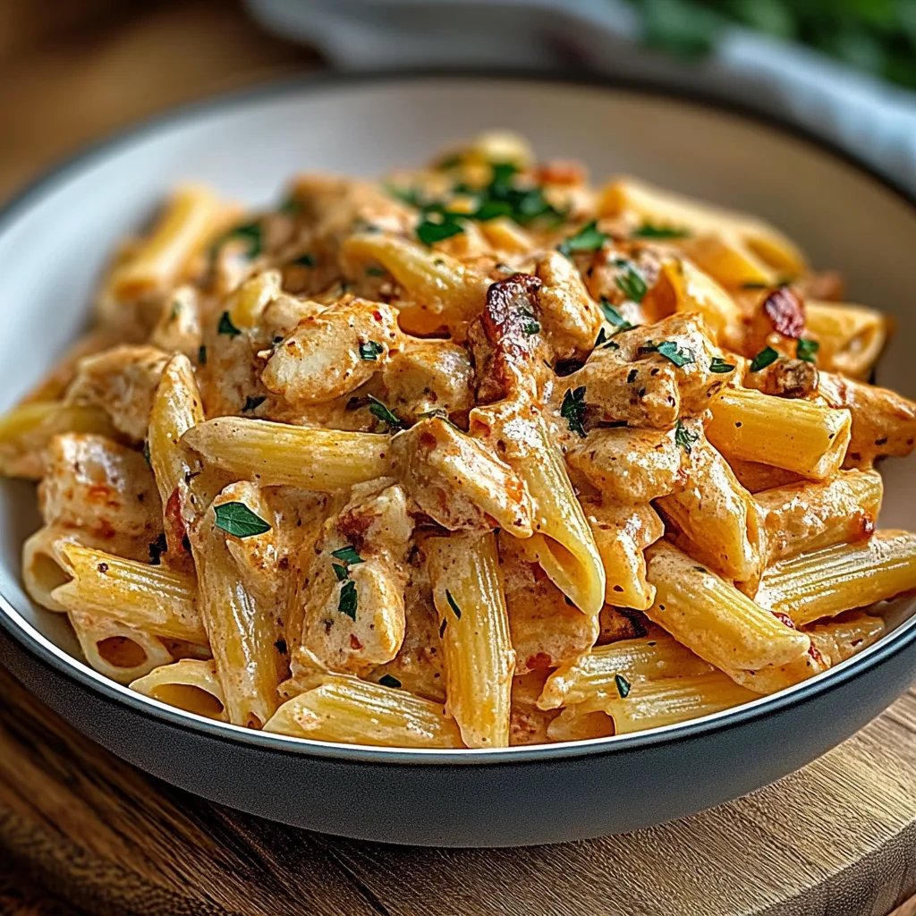 Cremige Pasta mit Hühnchen: Ein Unglaubliches Ultimatives Rezept für 4 Personen