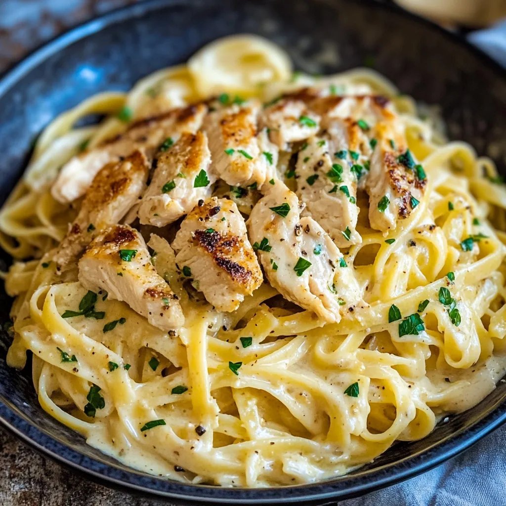 Pasta Chicken Alfredo