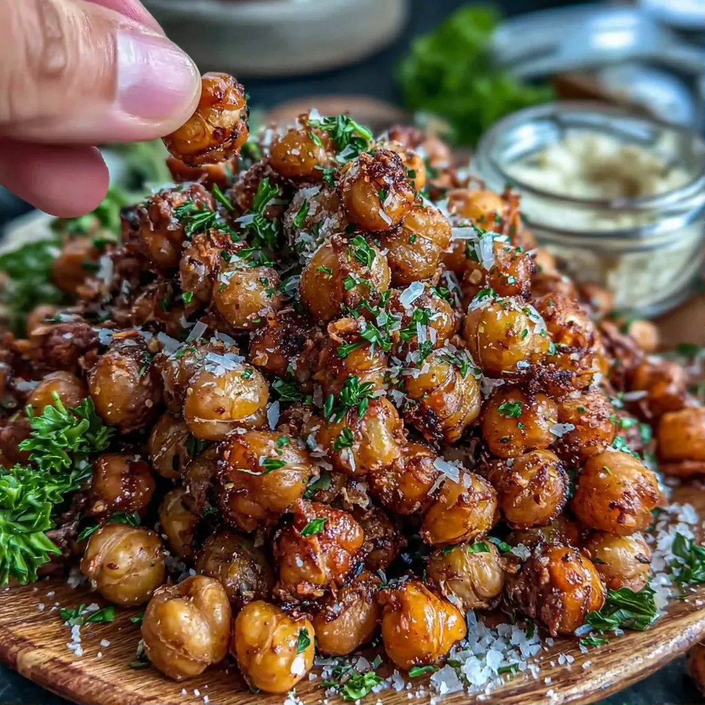 Kichererbsen Snack knusprig