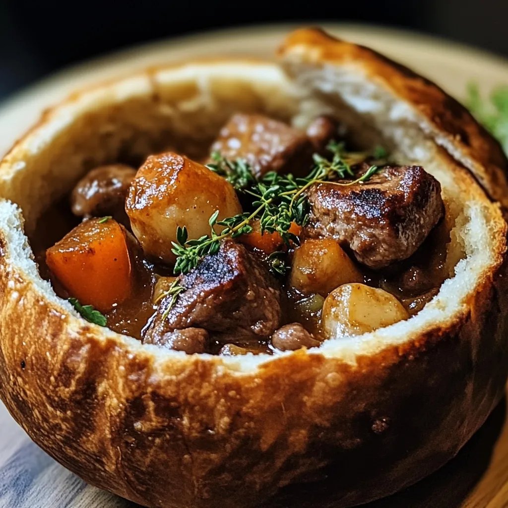 Herzhafter Rindfleischeintopf in Brotschalen: Ein Unglaubliches Ultimatives Rezept