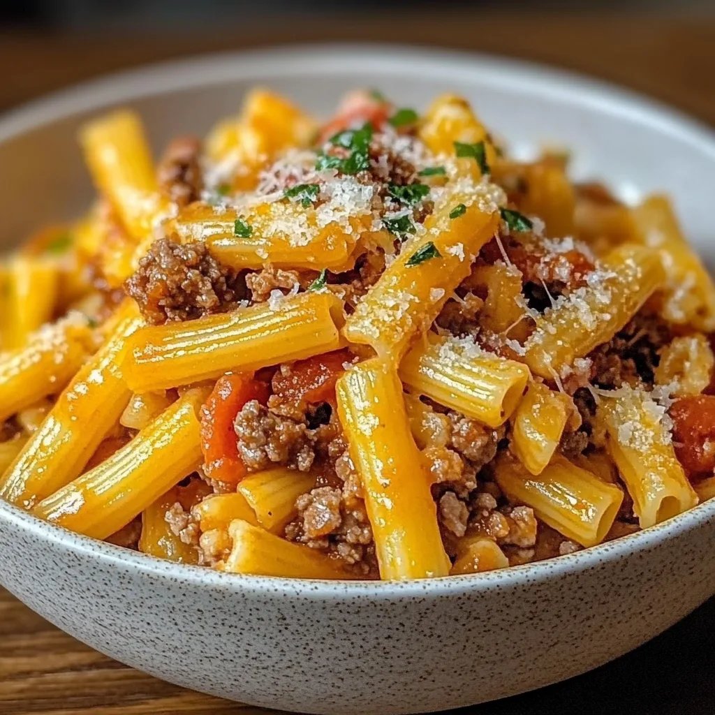 Cheeseburger-Pasta: Ein Unglaubliches Ultimatives Rezept für 4 Personen