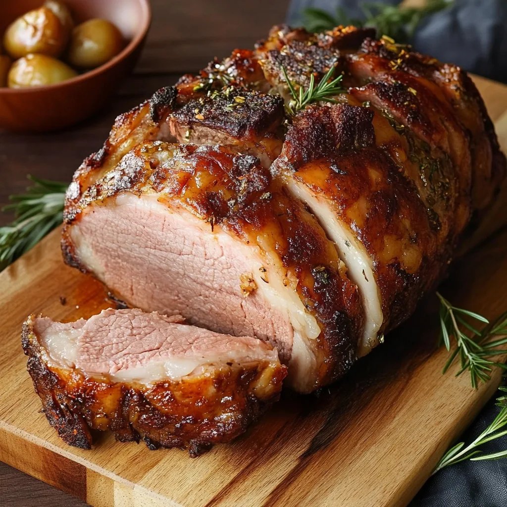 Saftiger Krustenbraten aus dem Backofen