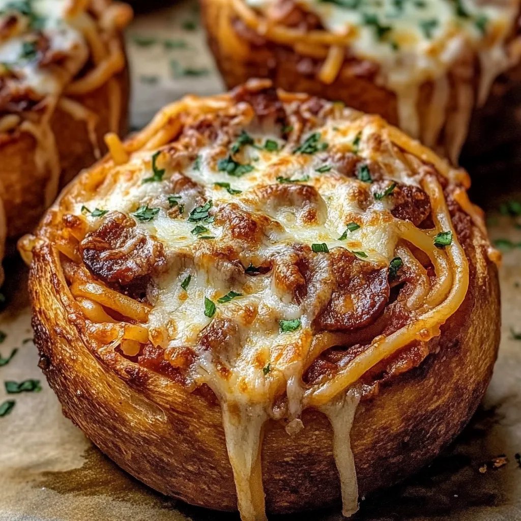 Spaghetti-Knoblauchbrot-Schalen: Ein Unglaublich Ultimatives Rezept für 4 Personen