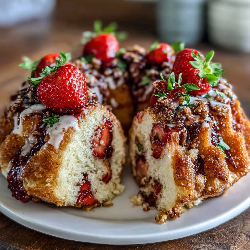 Frühlingskuchen mit Beeren