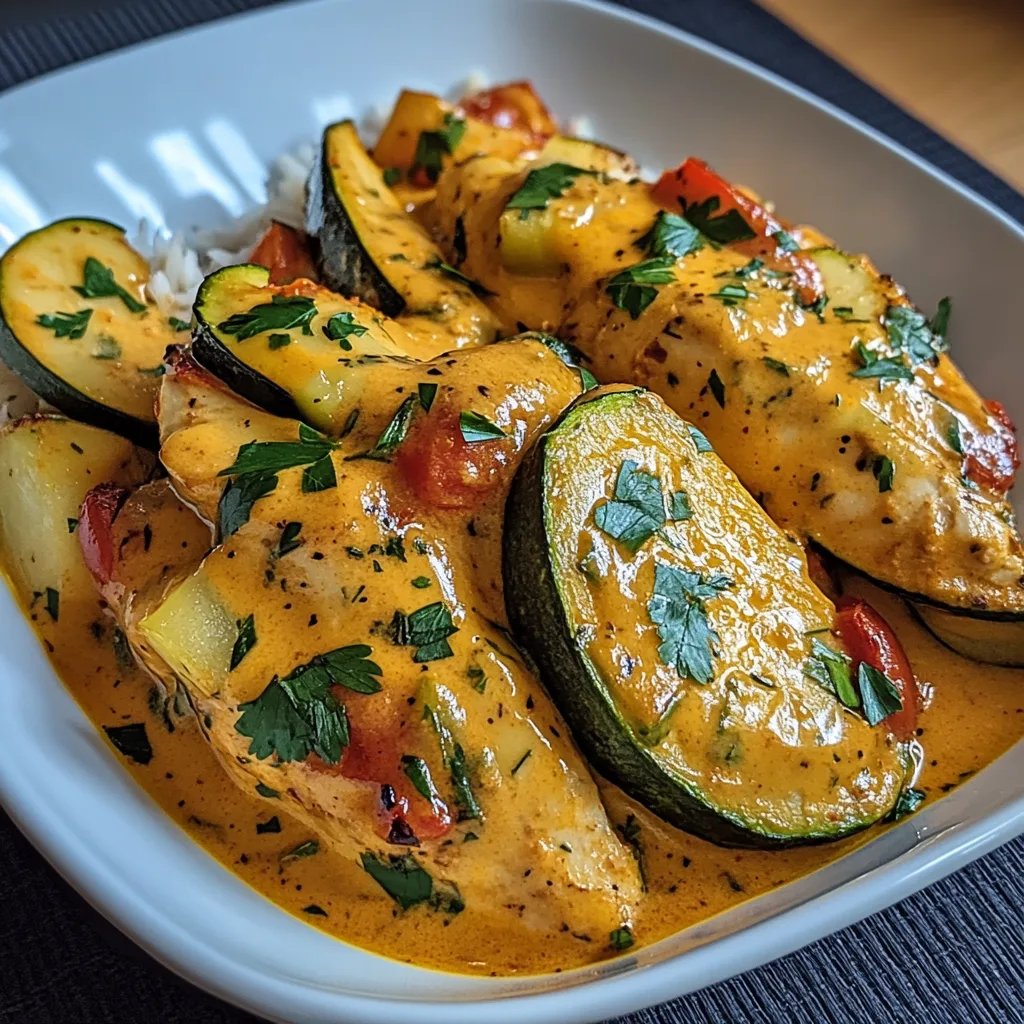 Paprika-Zucchini-Creme-Hühnchen: Ein Unglaubliches Ultimatives Rezept